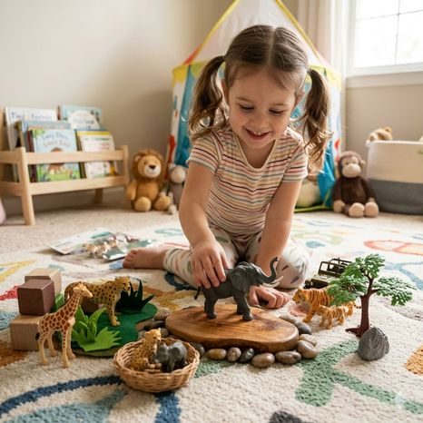 ZVÍŘÁTKA FIGURKY DIVOKÁ ZVĚŘ 6 KS SET 10 CM - LIFESTYLE