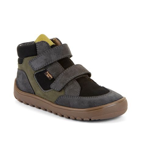 GYEREK EGÉSZ ÉVBEN HORDHATÓ BOKASZÁRÚ BAREFOOT CIPŐ UP HILL TEX GREY/BLACK FRODDO G3110281-3