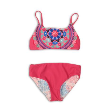 Fürdőruha lányok Két részes kétoldalas, Minoti, KG Bikini 13, Lány