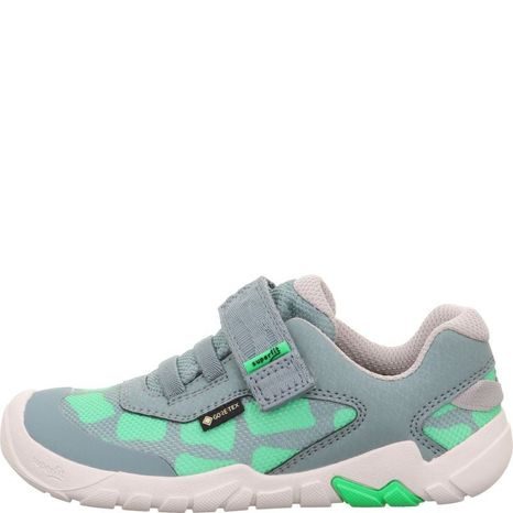 GYEREK BAREFOOT TORNACIPŐ SUPERFIT TRACE LIGHT GREEN/LIGHT GREY GORE-TEX 1-006027-7500