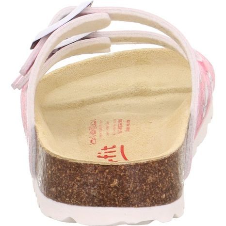 DÍVČÍ KORKOVÉ PANTOFLE SUPERFIT FOOTBAD PINK/MULTICOLORED 1-800113-5650