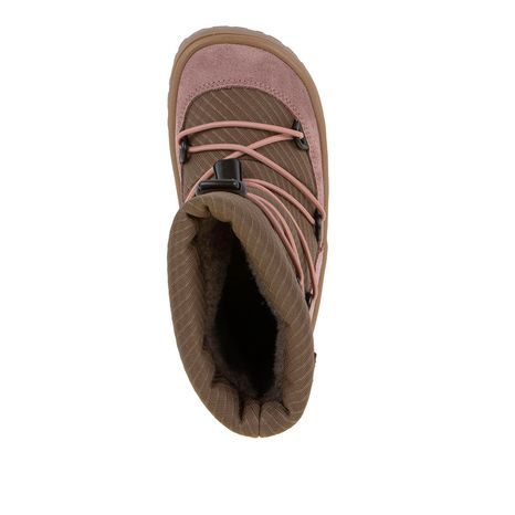 GHETE BAREFOOT DE IARNĂ PENTRU FETE TEX TRACK WOOL DARK PINK FRODDO G3160251-15