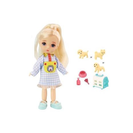 DETAILNÍ POHLED NA PŘÍSLUŠENSTVÍ PRO PÉČI O PSA U KAPESNÍ PANENKY