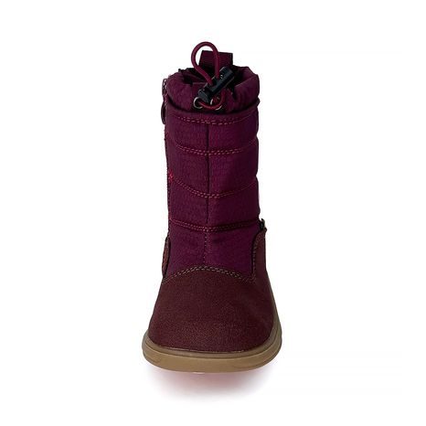 DÍVČÍ ZIMNÍ BAREFOOT BOTY S MEMBRÁNOU BUGGA RUBA FUCHSIA B00197-07