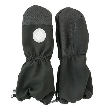 Detské softshellové rukavice na palec, Pidilidi, PD1128-10, čierna 