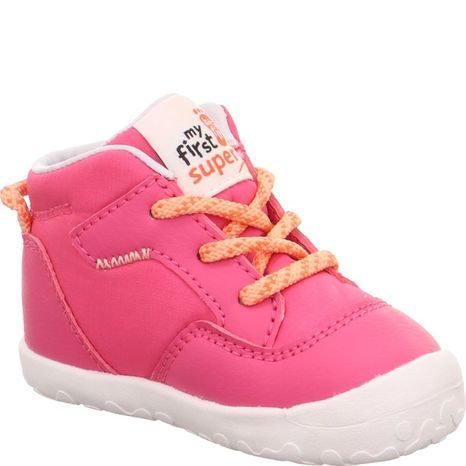DÍVČÍ BAREFIT TENISKY FLUMMI PINK/ORANGE SUPERFIT 1-009666-5500 - RŮŽOVÁ