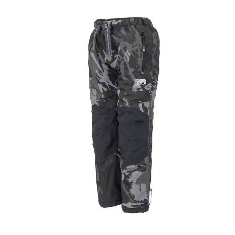 KALHOTY SPORTOVNÍ OUTDOOROVÉ, PODŠITÉ FLEEZOVOU PODŠÍVKOU, PIDILIDI, PD1121-23, CAMO