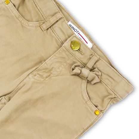 PANTALONI PENTRU FETE CU ELASTAN ȘI FUNDIȚĂ, MINOTI, ENCHANTED 5, MARO