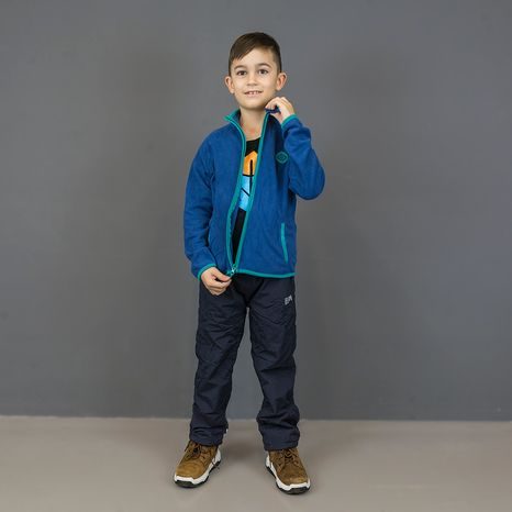 HANORAC FLEECE PENTRU BĂIEȚI, PIDILIDI, PD1119-04, ALBASTRU
