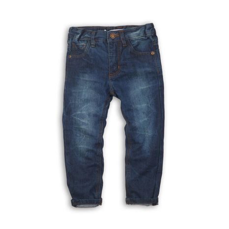 Pantaloni din denim pentru băieți cu elastic, Minoti, STATE 10, albastru închis