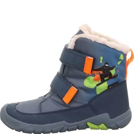 CHLAPECKÁ ZIMNÍ OBUV SUPERFIT BAREFIT TRACE GTX  BLUE/ORANGE 1-006041-8020