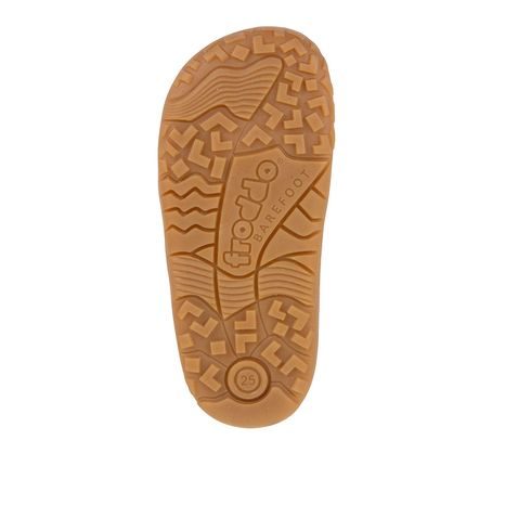 CHLAPČENSKÉ CELOROČNÉ ČLENKOVÉ BAREFOOT TOPÁNKY F-MOTION TEX COGNAC FRODDO G3110285-18