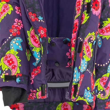 DÍVČÍ BUNDA LYŽAŘSKÁ ZIMNÍ KINDU PIDILIDI, PD1148-06, FIALOVÁ