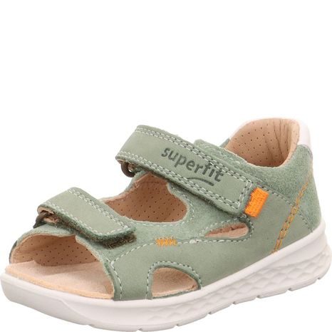 CHLAPECKÉ SANDÁLY LAGOON  LIGHT GREEN/ORANGE SUPERFIT 1-000510-7500 ZELENÁ