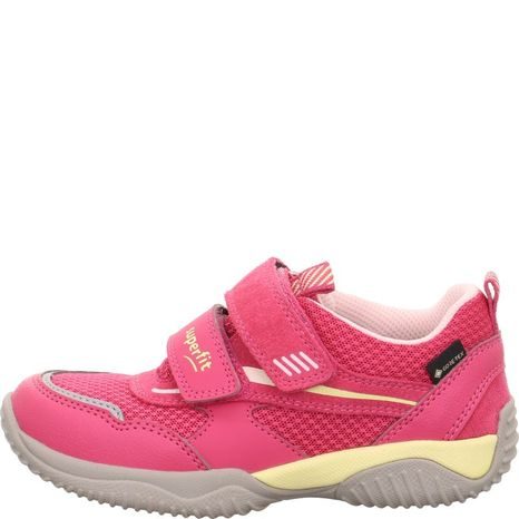 DÍVČÍ CELOROČNÍ BOTY STORM PINK/YELLOW GORETEX, SUPERFIT, 1-006386-5500, RŮŽOVÁ