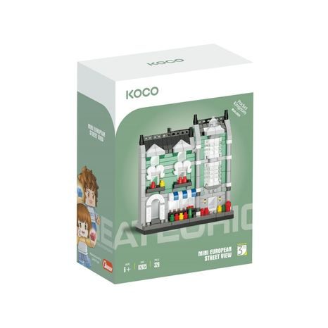 KOCO STAVEBNICE OBCHOD S POTRAVINAMI 329 DÍLKŮ 8X3X9 CM, KOCO, W039574