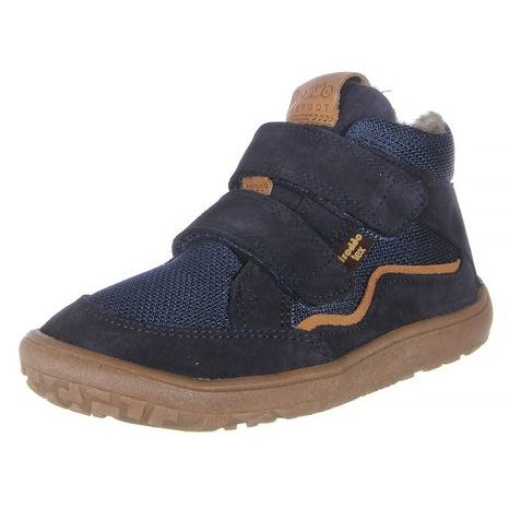 CHLAPECKÉ ZIMNÍ BAREFOOT BOTY TEX WOOL DARK BLUE, FRODDO, G3110254-W, TMAVĚ MODRÁ