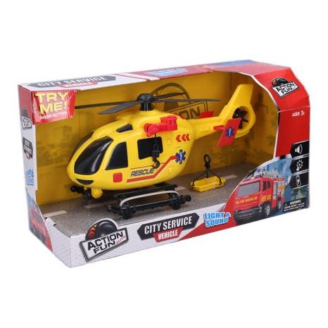 Vrtulník záchranáři 31 cm s navijákem, Wiky Vehicles, W012420 