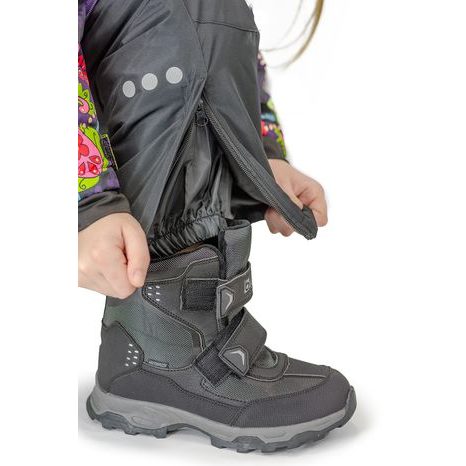 KALHOTY ZIMNÍ LYŽAŘSKÉ, PIDILIDI, PD1008-10, ČERNÁ