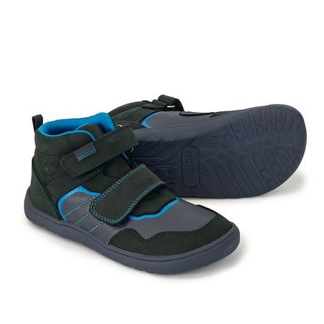 CHLAPECKÉ CELOROČNÍ BOTY BAREFOOT HARDY DENIM, PROTETIKA, TMAVĚ MODRÁ