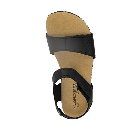 DÁMSKÉ BAREFOOT SANDÁLY PROTETIKA T201 BELITA 62 ČERNÁ MATNÁ