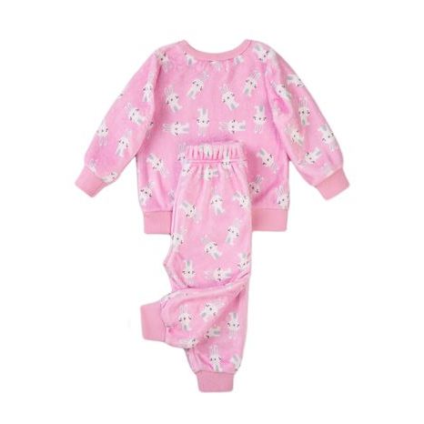 PYŽAMO DÍVČÍ FLEECOVÉ, MINOTI, TG PYJ 22, RŮŽOVÁ
