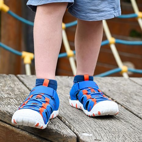 DĚTSKÉ SANDÁLY BUGGA TANGO BLUE/ORANGE - MODRÉ