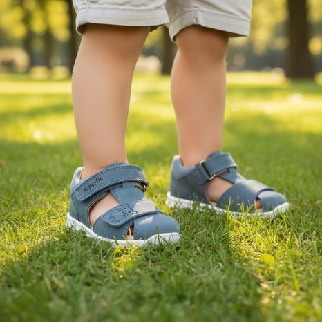 CHLAPČENSKÉ SANDÁLE BUMBLEBEE BLUE SUPERFIT 1-000399-8000