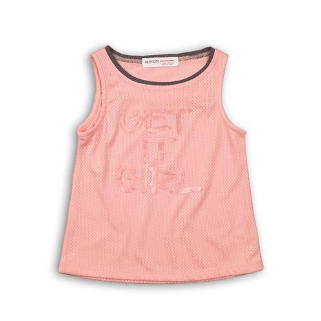 Tank top lány sport, minoti, teljesítmény 7, rózsaszín