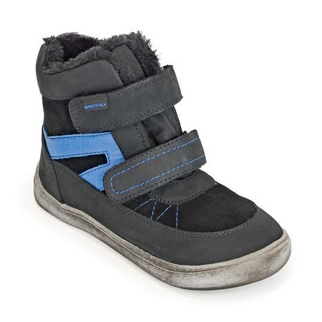 CHLAPECKÉ ZIMNÍ BOTY BAREFOOT RODRIGO BLACK, PROTETIKA, ČERNÁ