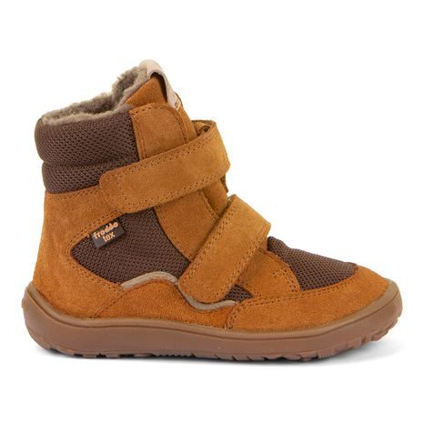 DETSKÉ ZIMNÉ BAREFOOT TOPÁNKY TEX WINTER COGNAC FRODDO G3160247-4