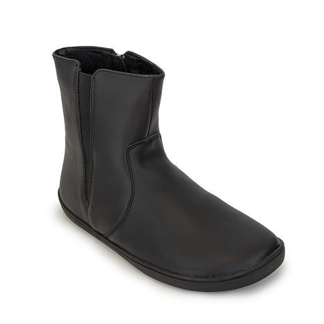 DÁMSKÉ BAREFOOT ZIMNÍ BOTY TAMEA DARK BLACK, PROTETIKA, TMAVĚ ČERNÁ