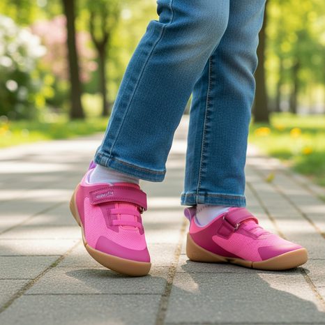 DIEVČENSKÉ BAREFOOT TENISKY VENTO PINK/PURPLE SUPERFIT 1-008203-5500