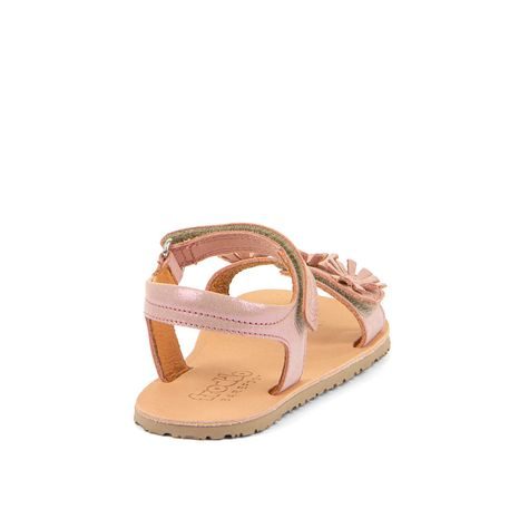 DIEVČENSKÉ BAREFOOT SANDÁLE FLEXY FLOWERS PINK SHINE FRODDO G3150289-1