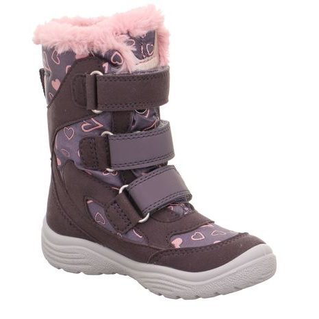 CIZME DE IARNĂ PENTRU FETE CRYSTAL PURPLE/PINK GORE-TEX, SUPERFIT,1-009090-8510