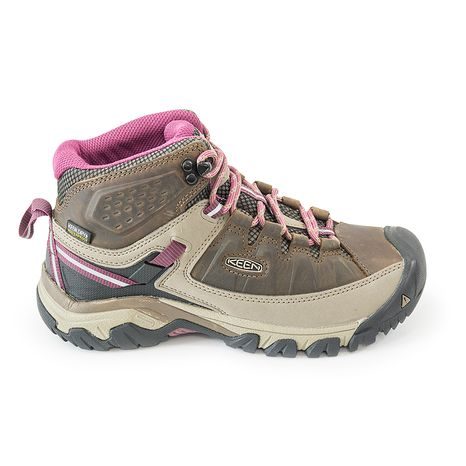 DÁMSKA ČLENKOVÁ OBUV TARGHEE III MID WP W, WEISS/ BOYSENBERRY, KEEN, 1018178, HNEDÁ