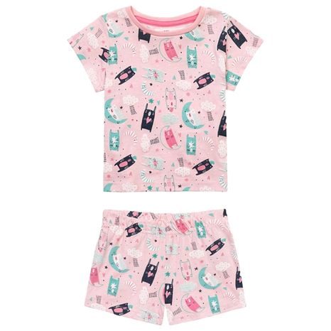 DIEVČENSKÉ KRÁTKE PYŽAMO, MINOTI, TG PYJ 29