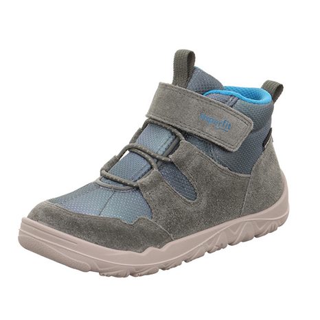 CHLAPČENSKÉ CELOROČNÉ BAREFOOT TOPÁNKY WALDERI GREEN/TURQUOISE SUPERFIT 1-000910-7000