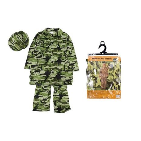 Set karneval - voják M 110-120 cm, Wiky, W036026