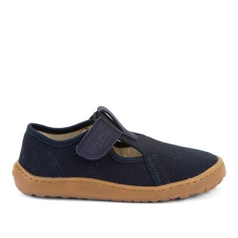 FIÚ VÁSZON BAREFOOT VÁLTÓCIPŐ CANVAS T-BAR DARK BLUE FRODDO G1700439