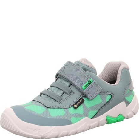 GYEREK BAREFOOT TORNACIPŐ SUPERFIT TRACE LIGHT GREEN/LIGHT GREY GORE-TEX 1-006027-7500