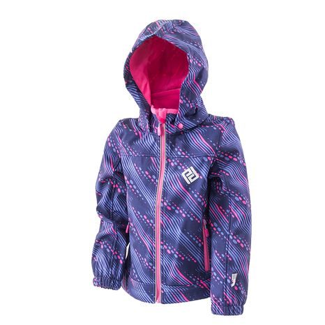 BUNDA SOFTSHELLOVÁ DÍVČÍ S KAPUCÍ, PIDILIDI, PD1102-01, RŮŽOVÁ