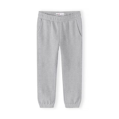 TEPLÁKY DÍVČÍ S ELASTICKÝM PASEM A STAHOVACÍ ŠŇŮRKOU 3PACK MINOTI 30FLEECE155