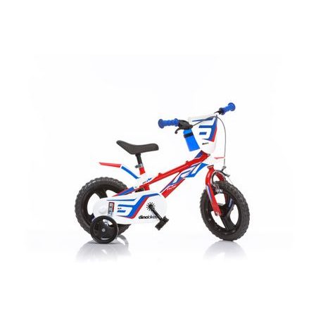 Bicicletă pentru copii rosie, Dino Bikes, W012678