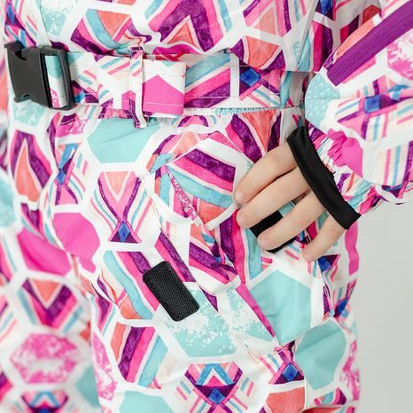 DIEVČENSKÁ LYŽIARSKA KOMBINÉZA DUGA, PIDILIDI, PD1151-01, RUŽOVÁ