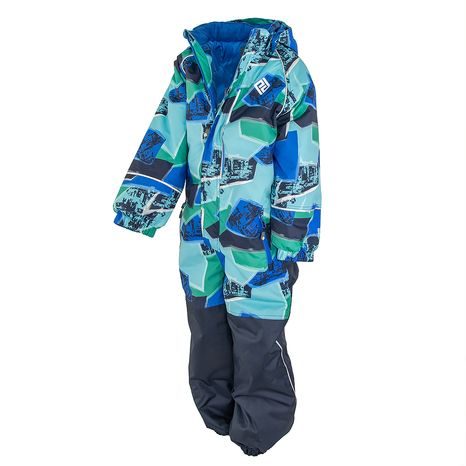 CHLAPČENSKÁ ZIMNÁ NEPREMOKAVÁ KOMBINÉZA, PIDILIDI, PD1147-04, MODRÁ