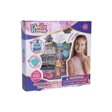 SADA NA VÝROBU NÁRAMKŮ S PESTROBAREVNÝMI KORÁLKY A PŘÍVĚSKY