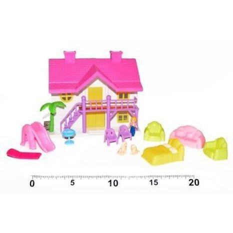 Domek set 12 cm, 2 asst., WIKY, 114398