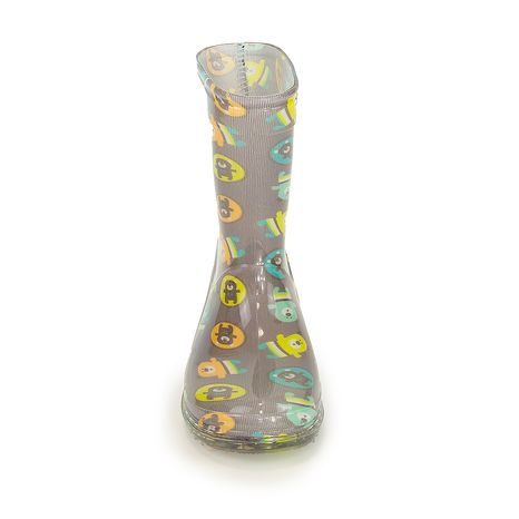 DĚTSKÉ HOLÍNKY PVC - POTISK ZVÍŘÁTKA, PIDILIDI, PL0042-18,  HNĚDÁ