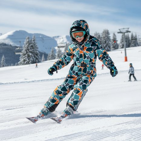 CHLAPČENSKÁ LYŽIARSKA KOMBINÉZA DONDO, PIDILIDI, PD1153-02, MODRÁ